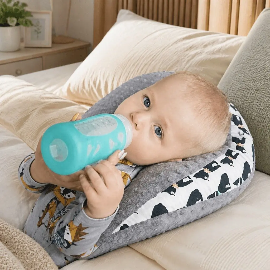 Hen Pillow Coral Large Soft Toy for Sleeping Feeding Support Cushion