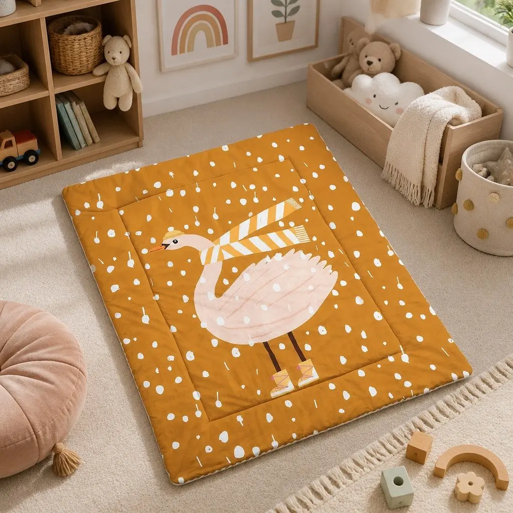 Kids Nap Blanket Cape and Pillow Set Soft Cotton Double-Sided 110x140cm
