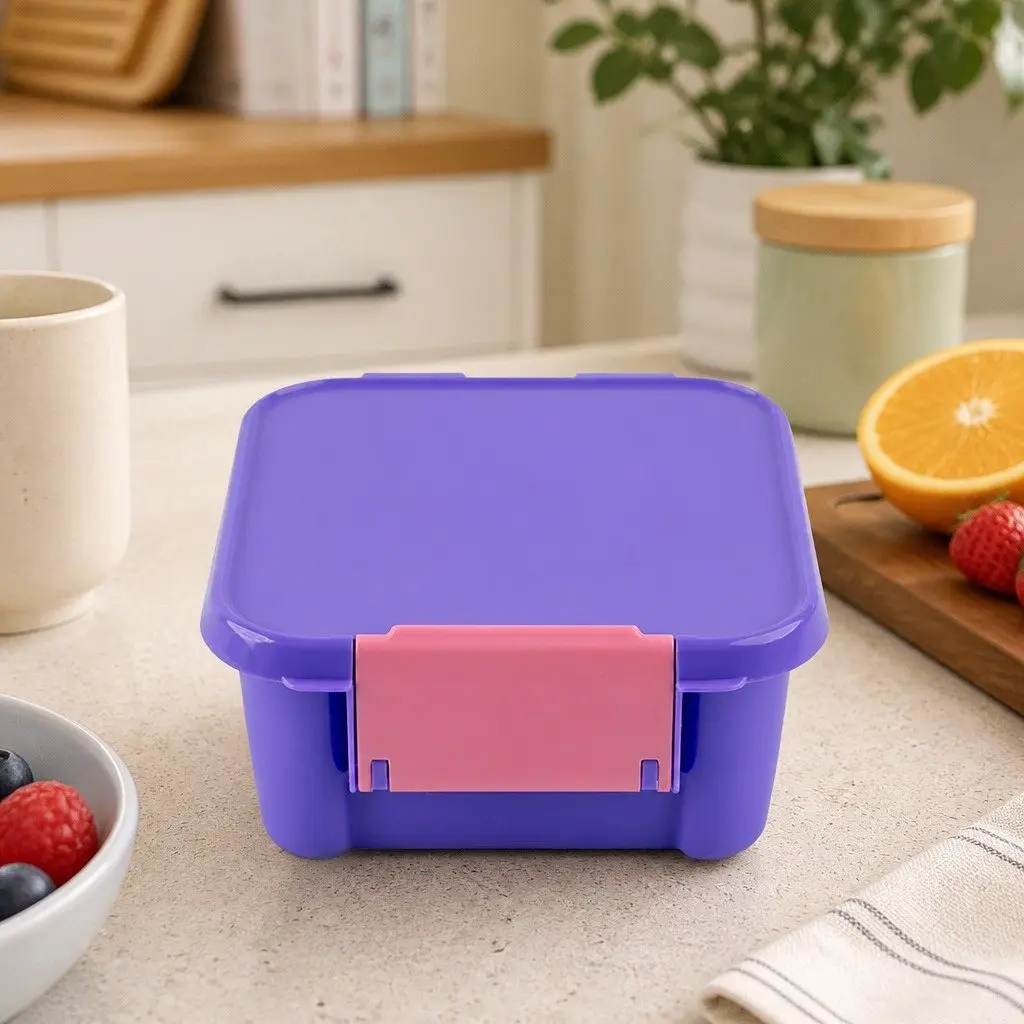 Bento Two Kids Lunch Box Snack Container Leakproof Compartments On The Go