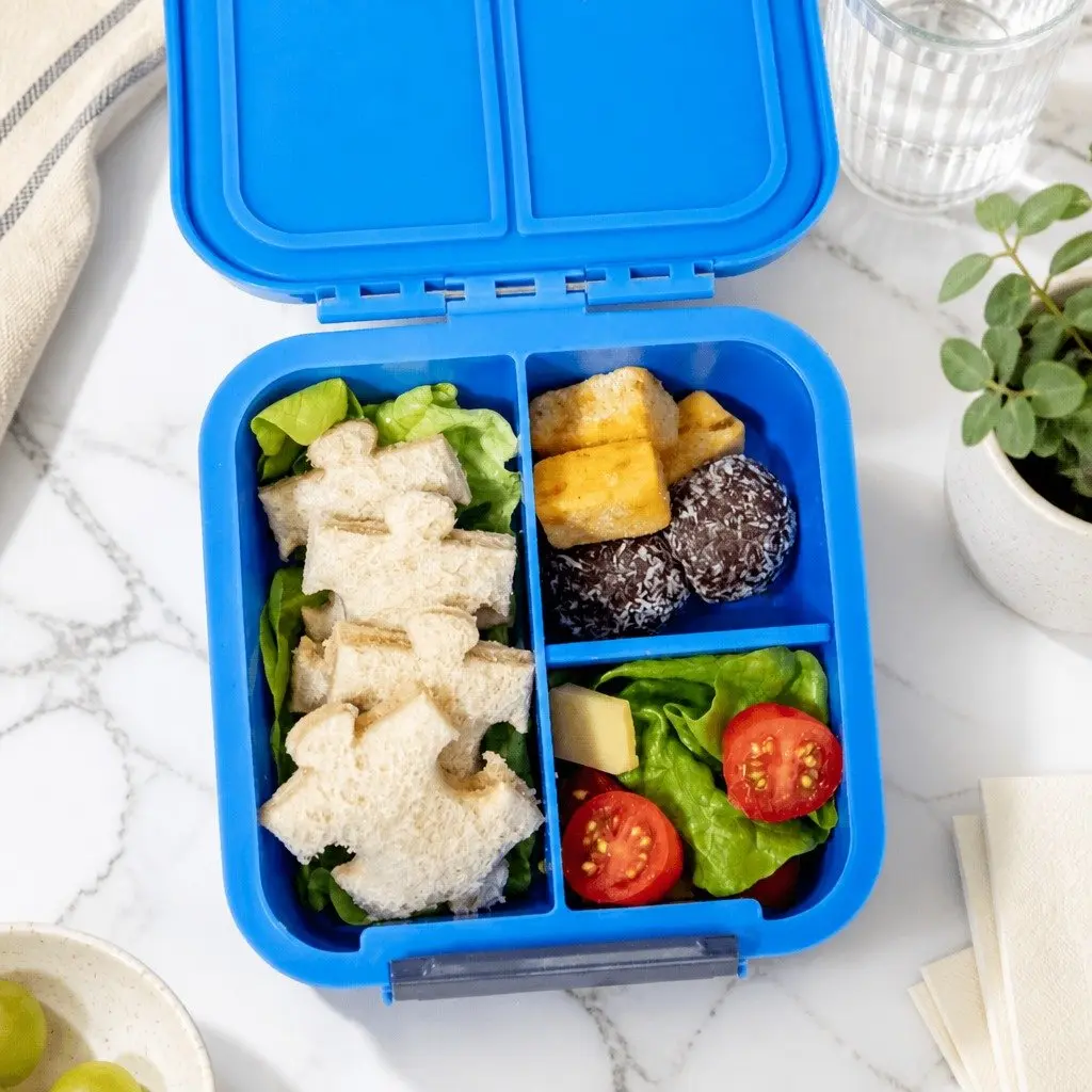 Bento Two Kids Lunch Box Snack Container Leakproof Compartments On The Go