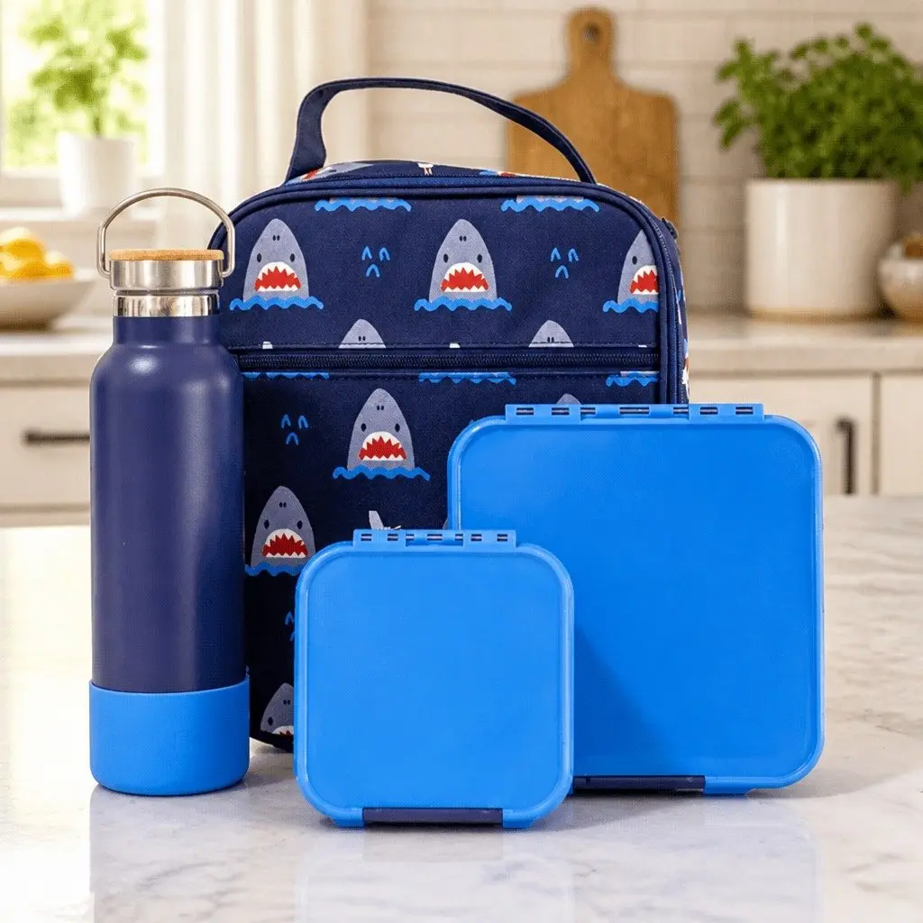 Bento Two Kids Lunch Box Snack Container Leakproof Compartments On The Go