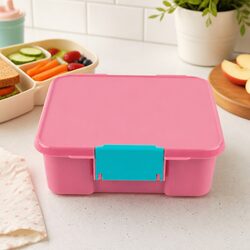 Bento Three Lunch Box Specifications: 980ml, 17.5cm Dimensions