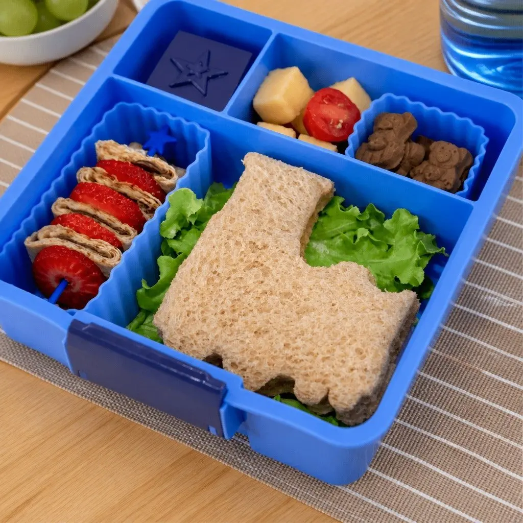Lunch Punch Sandwich Cutters Transit Plane Train Set Kids Lunch Box Fun Food