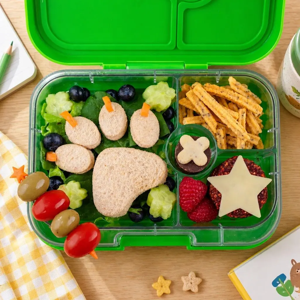 Lion Sandwich Cutter Set Kids Lunch Punch Large Paw Print Cutter Play Food