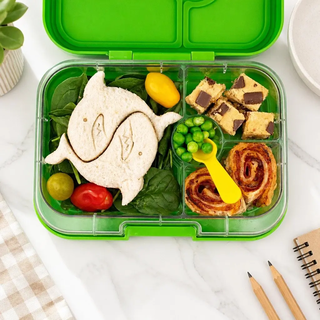 Lunch Punch Shark Sandwich Cutter Set Kids Fun Shaped Cutters Twin Design