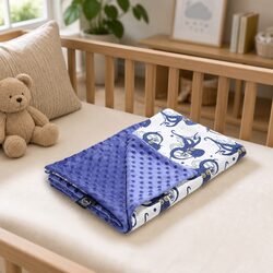 Light Blanket for Kids - 80 cm x 100 cm Cotton Minky Fleece
