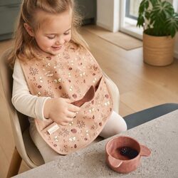 Long Coated Baby Bib - 28 x 49 cm Waterproof Design