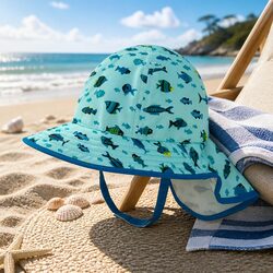 Specifications for Infant Sun Hat with Neck Cape and UPF 50+
