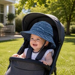 Infant Sun Hat UPF50+ Baby Sprout Crushable Stroller Friendly Packable Quick