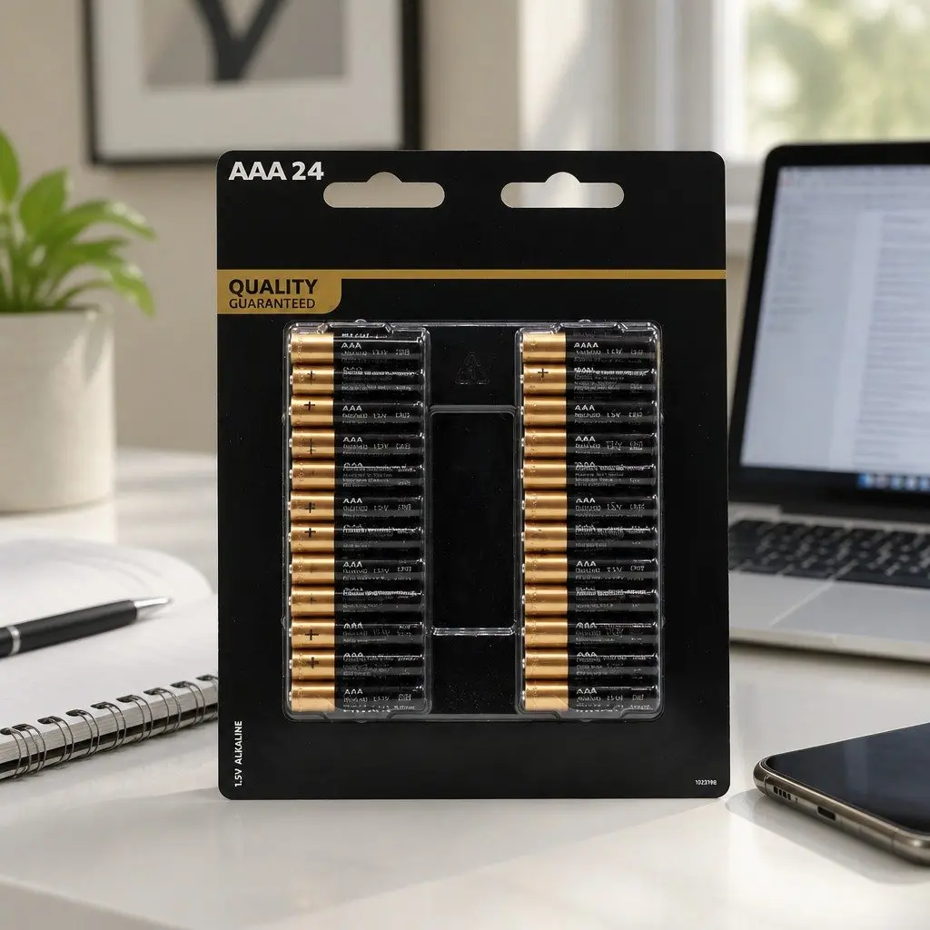 24 AAA Alkaline Batteries for Devices