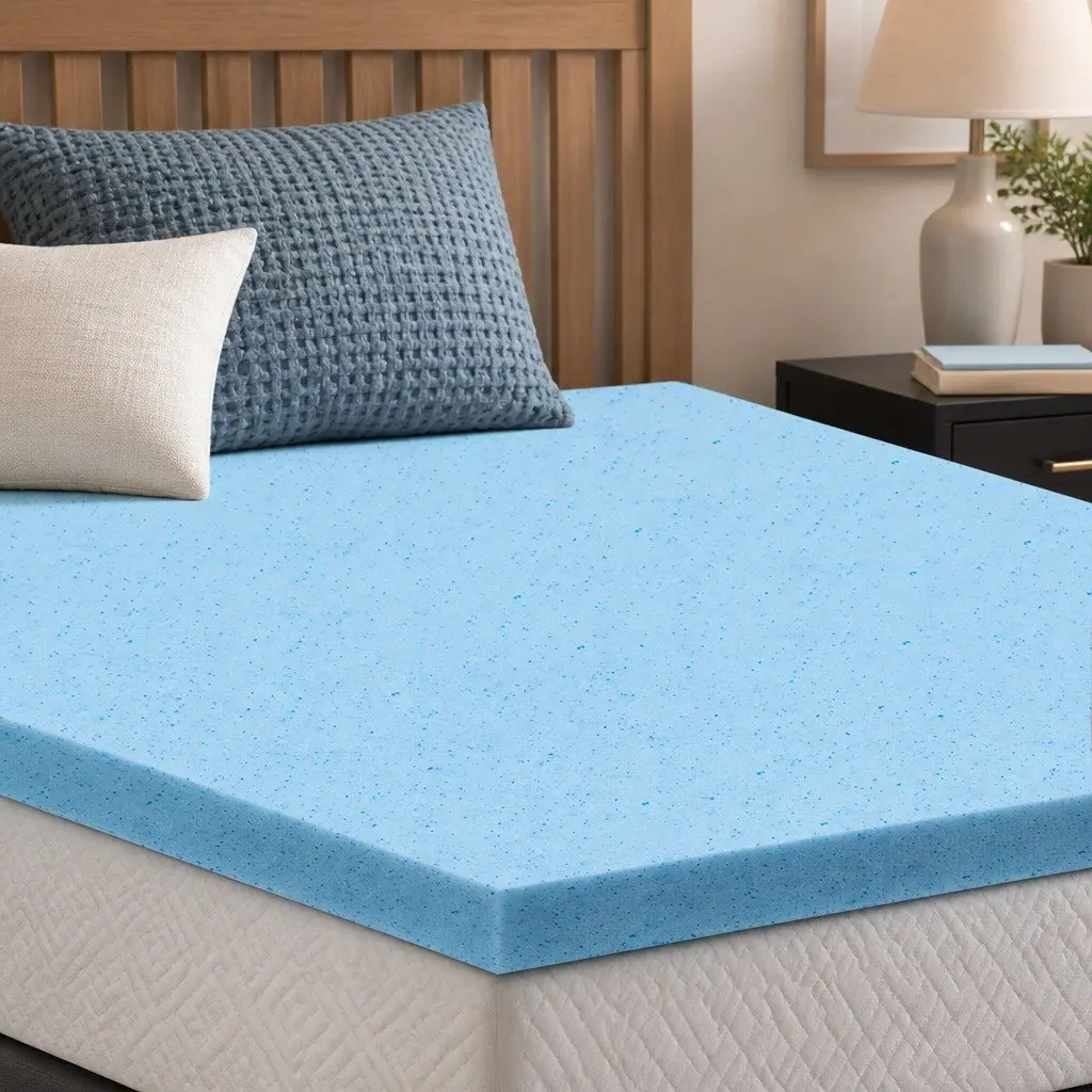 King Single 5cm Memory Foam Mattress Topper