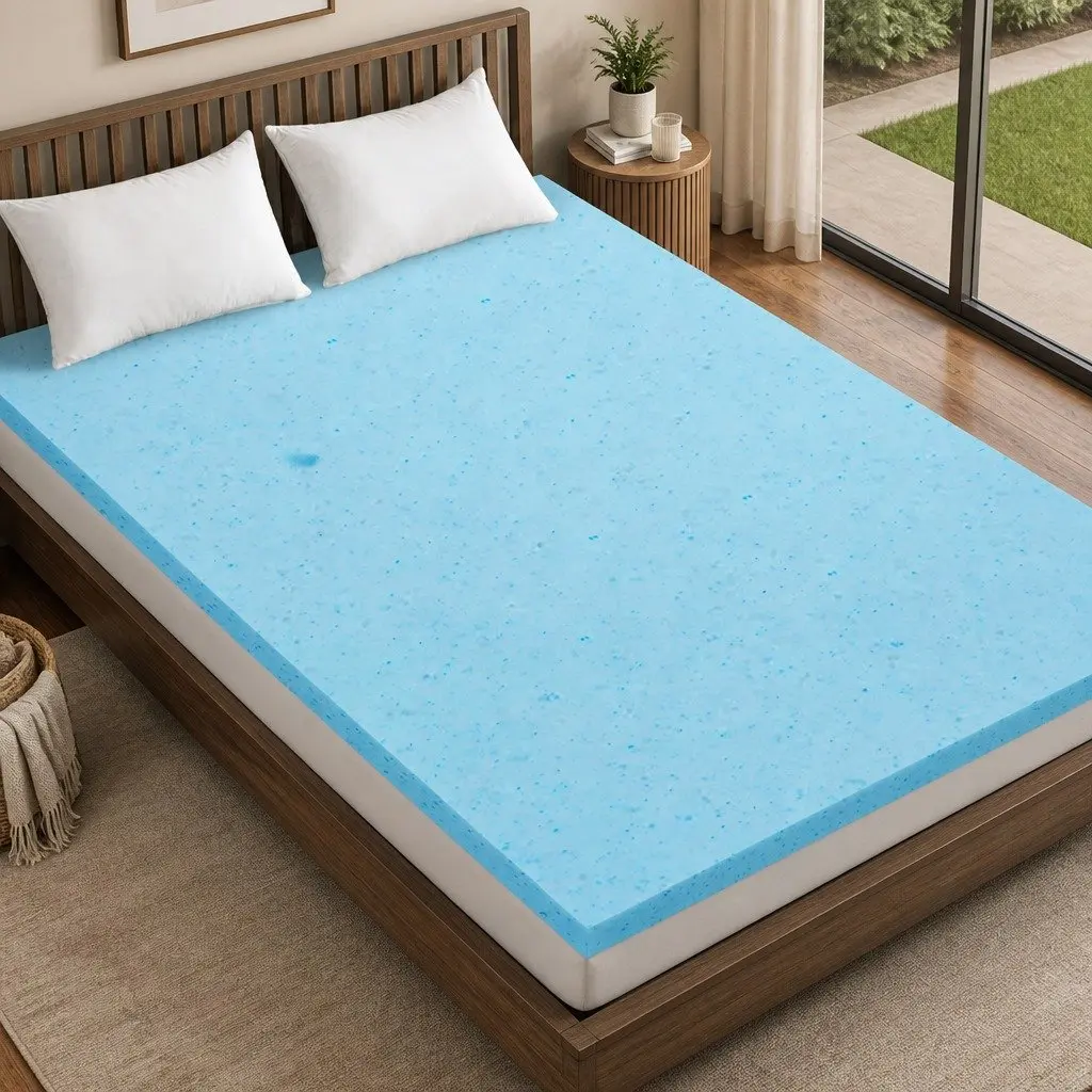 Queen Cool Gel Memory Foam Topper