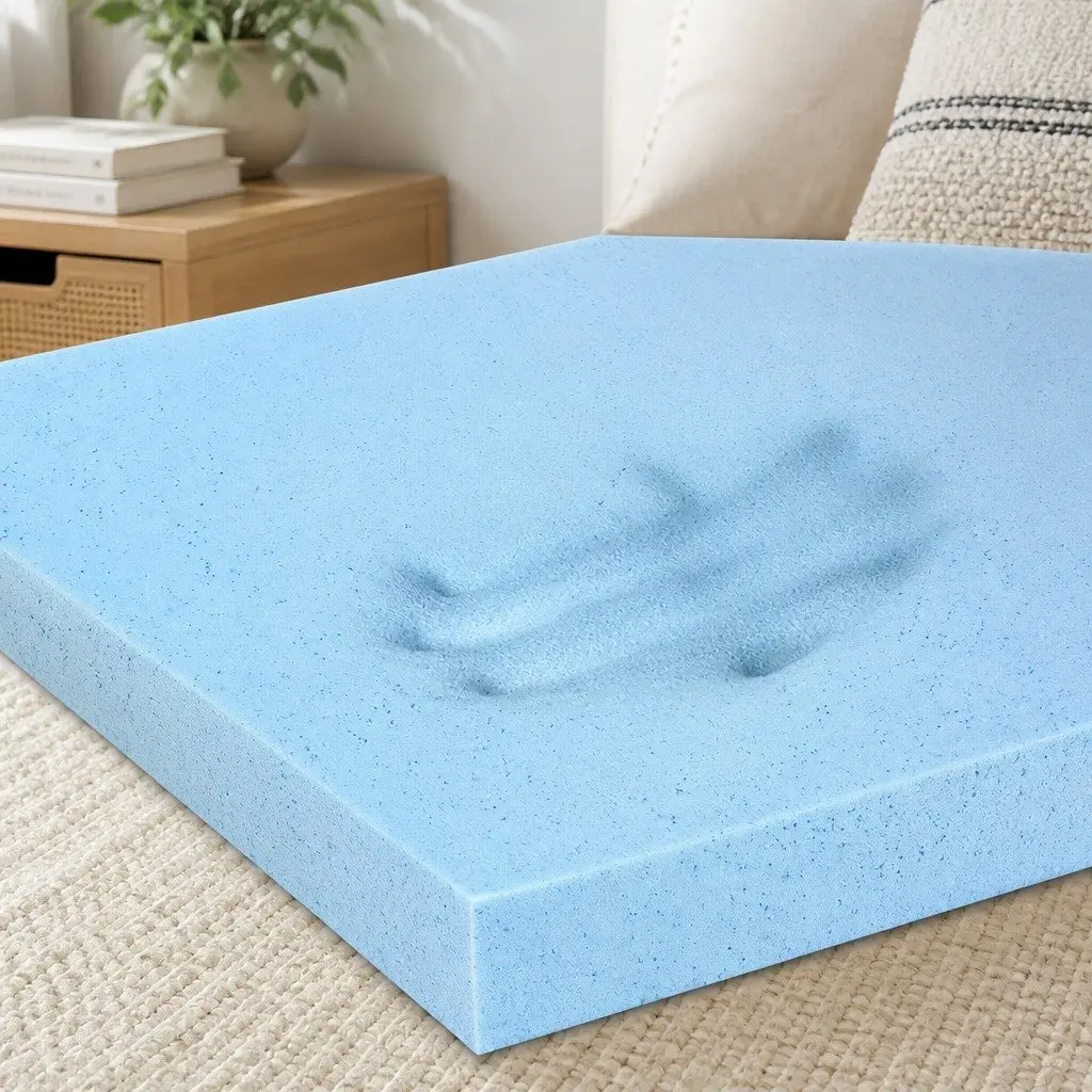 Memory Foam Mattress Topper Single Bed 5cm Cooling Pad