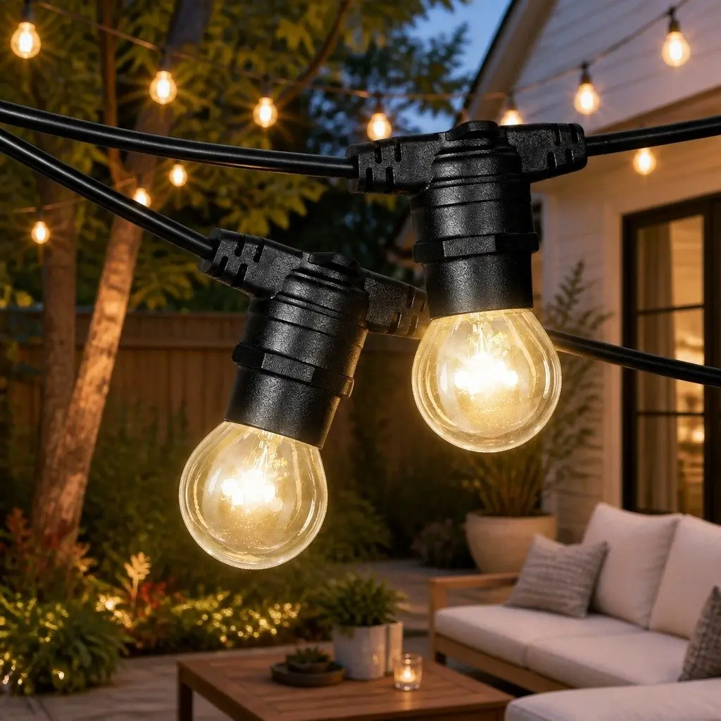 Festoon String Lights 38M Warm White
