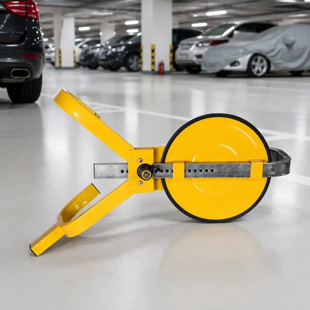 Wheel Defender Lock Clamp for Car Caravan Vehicle Anti-Theft Security Parking