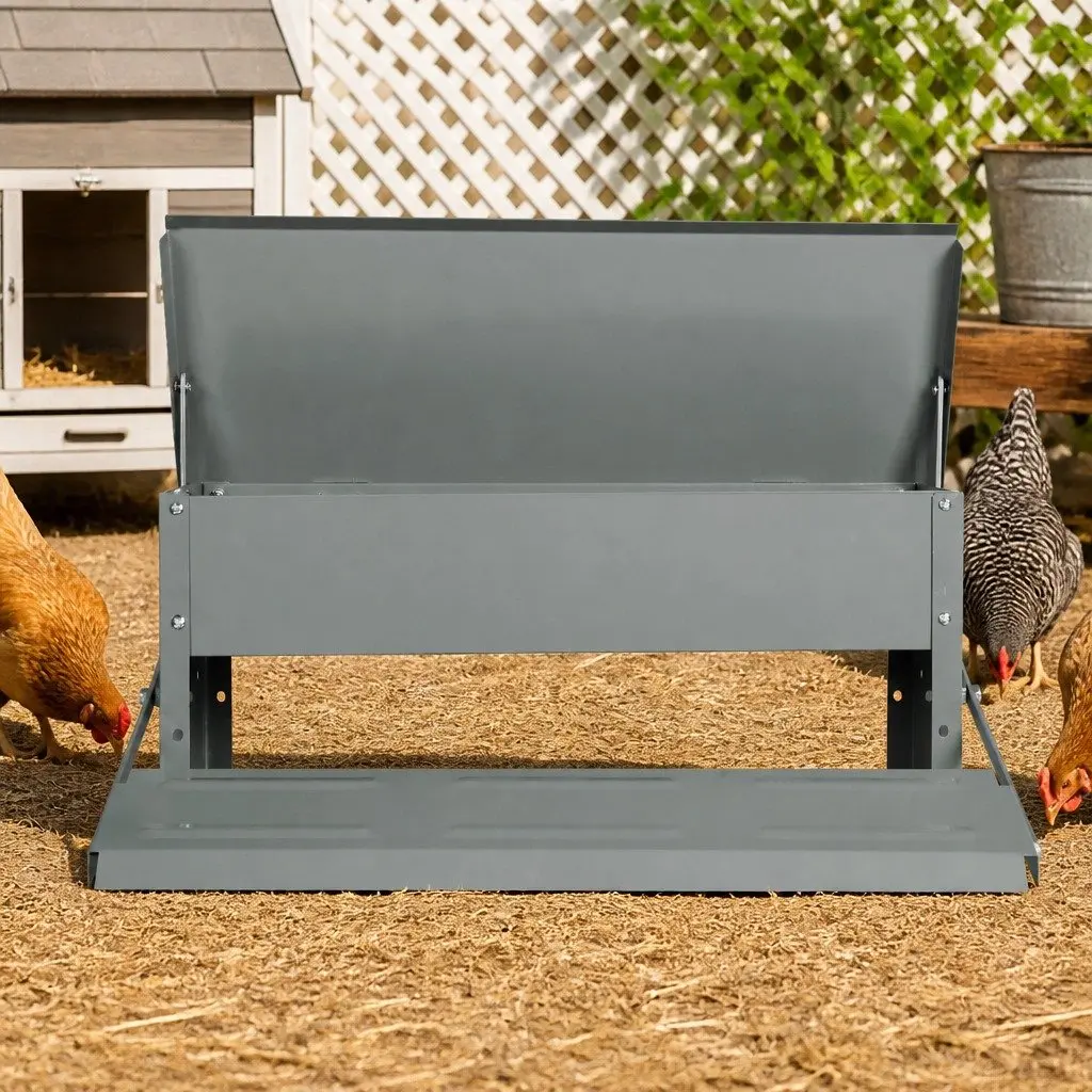 Automatic Chicken Feeder for Farm Use 5kg Large Capacity Timed Feed Dispenser