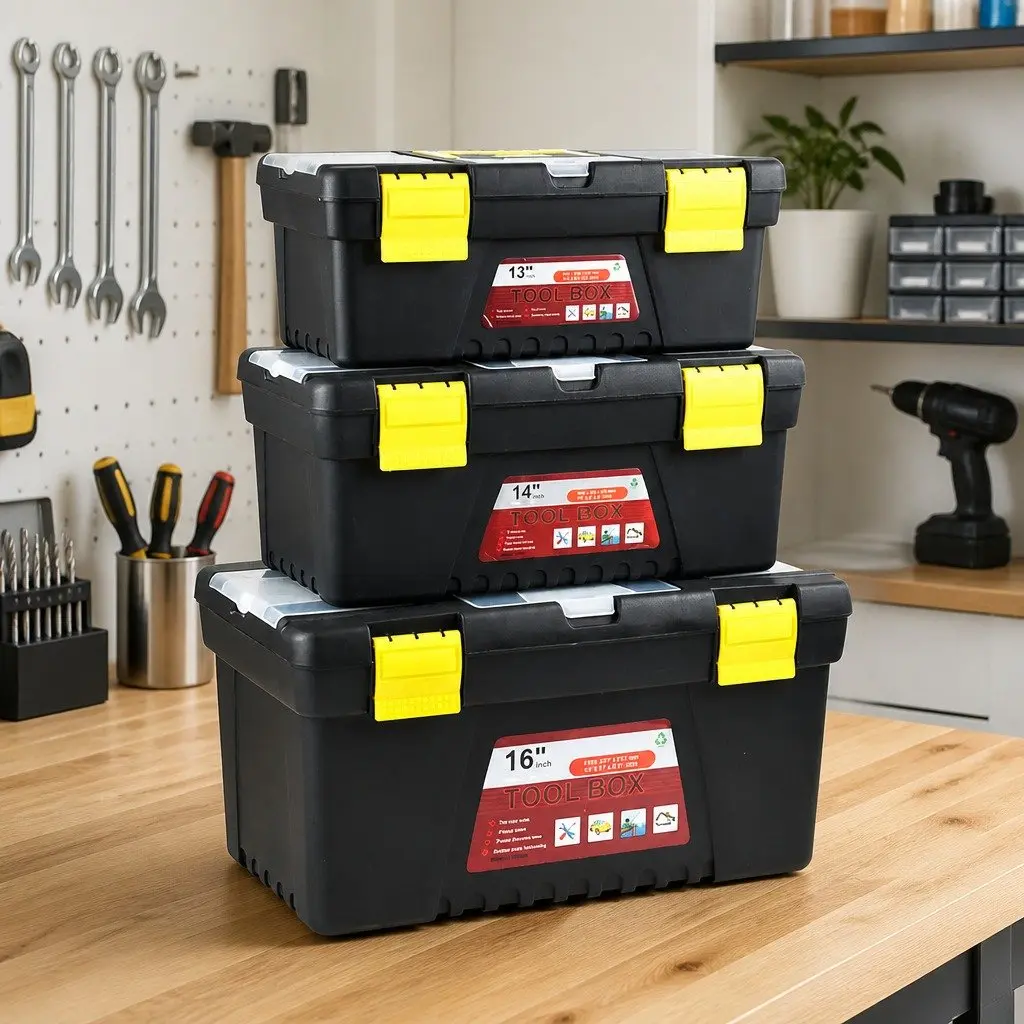 Professional 3-Piece Toolbox Set