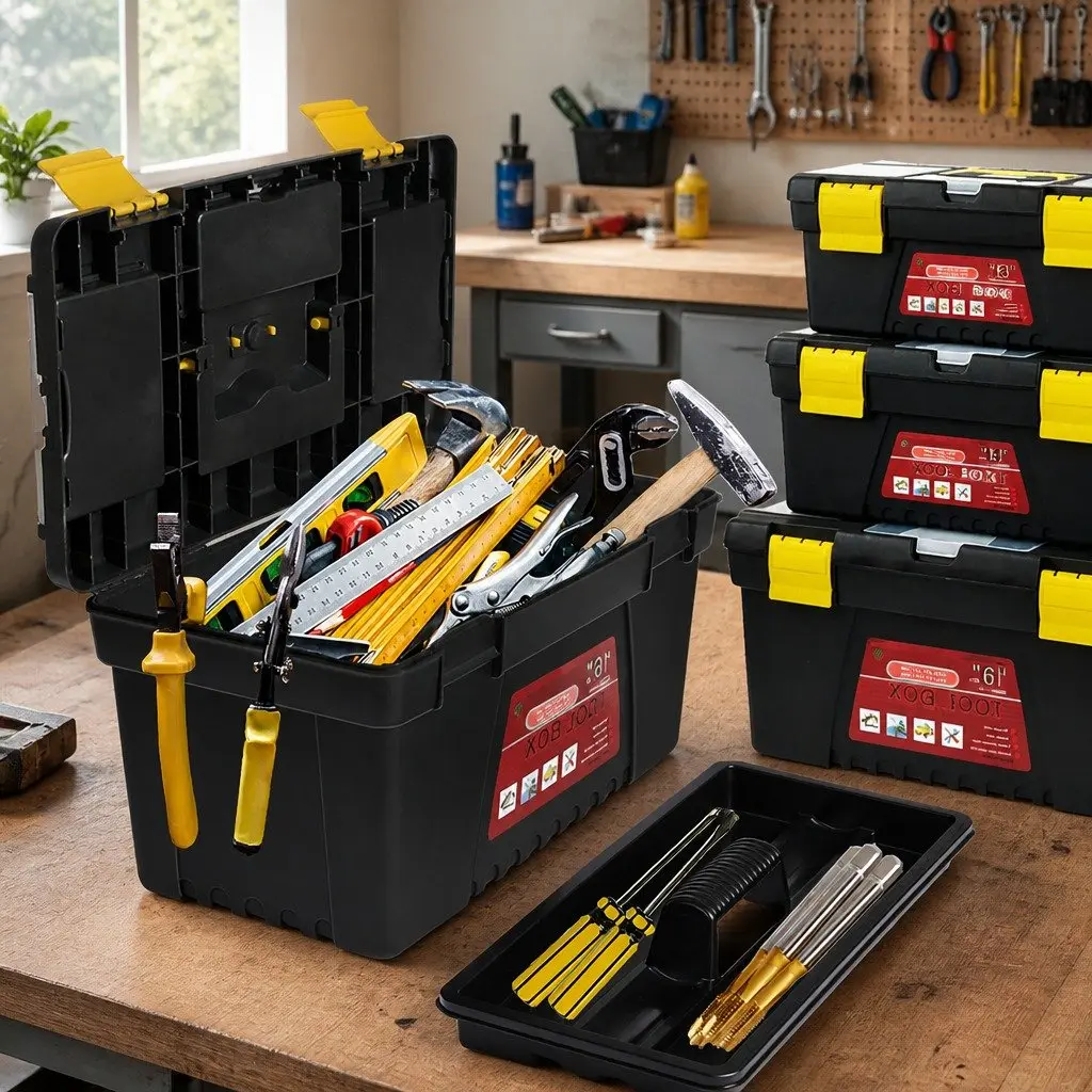 Professional 3-Piece Toolbox Set