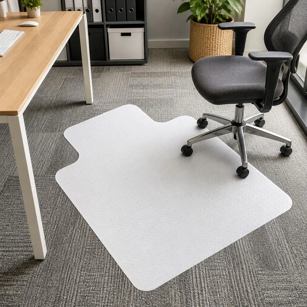 Chair Mat Carpet Floor Protector PVC Hard Surface Guard Office Home Use