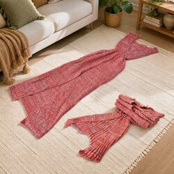 Mermaid Tail Blanket - Cotton, Single Size, Soft Material