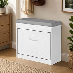 Shoe Storage Cabinet Bench - Dimensions and Details