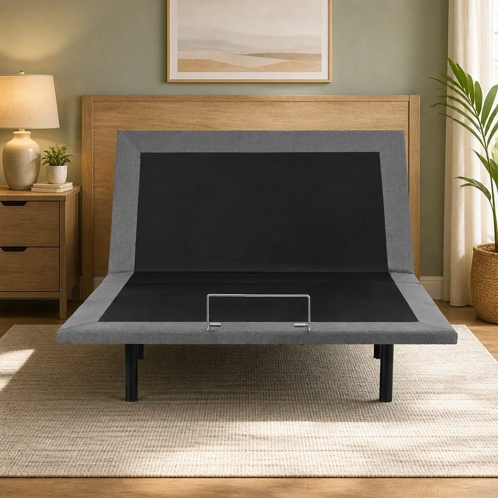 Electric Adjustable Bed Frame Double Size for Bedroom Wireless Remote Zero Gravity