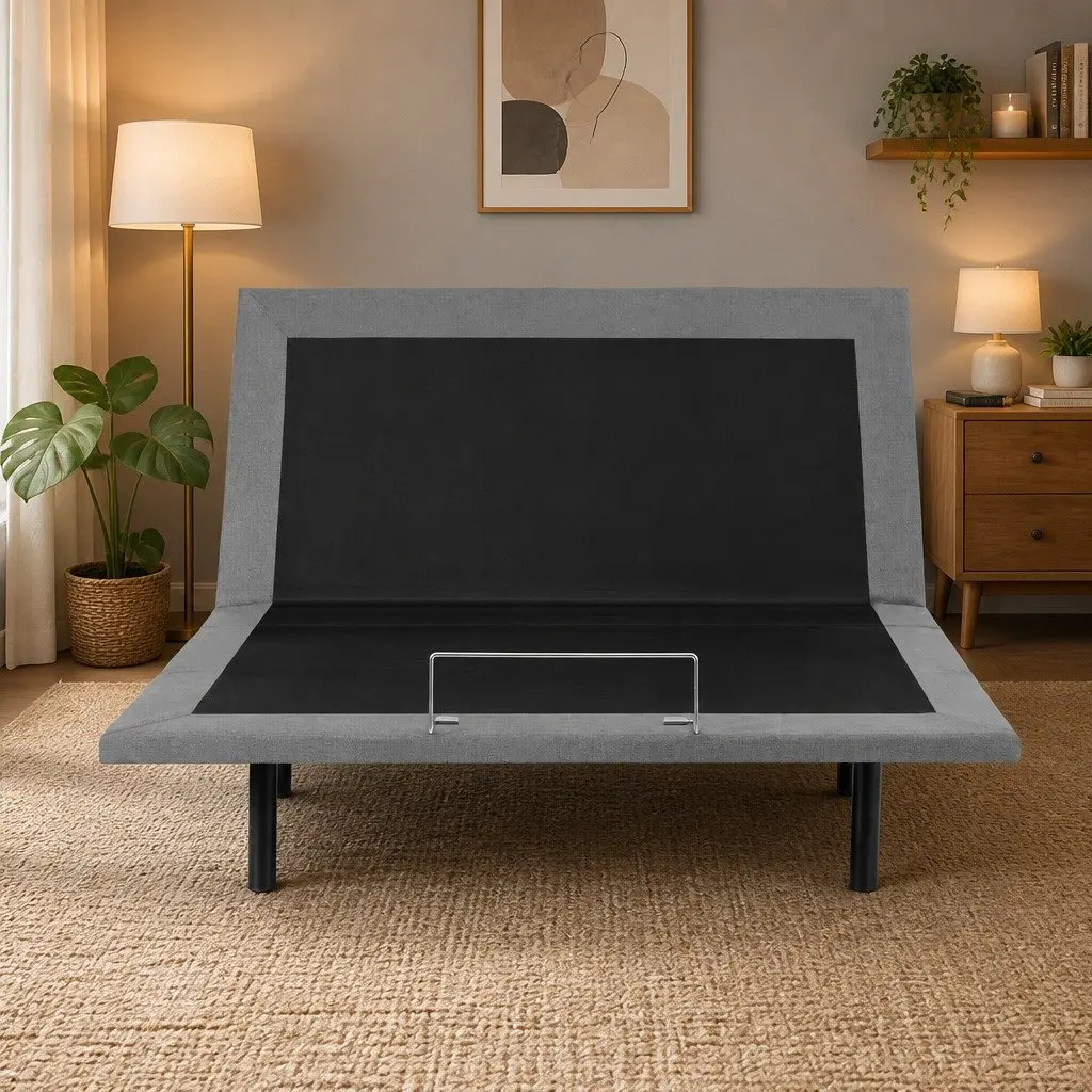 Electric Adjustable Bed Frame Queen Size for Bedroom Zero Gravity Wireless Remote Control