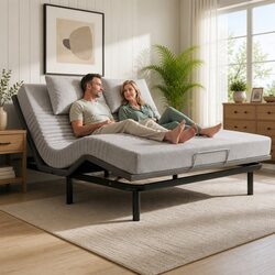 Specifications of King Adjustable Electric Bed and Memory Foam