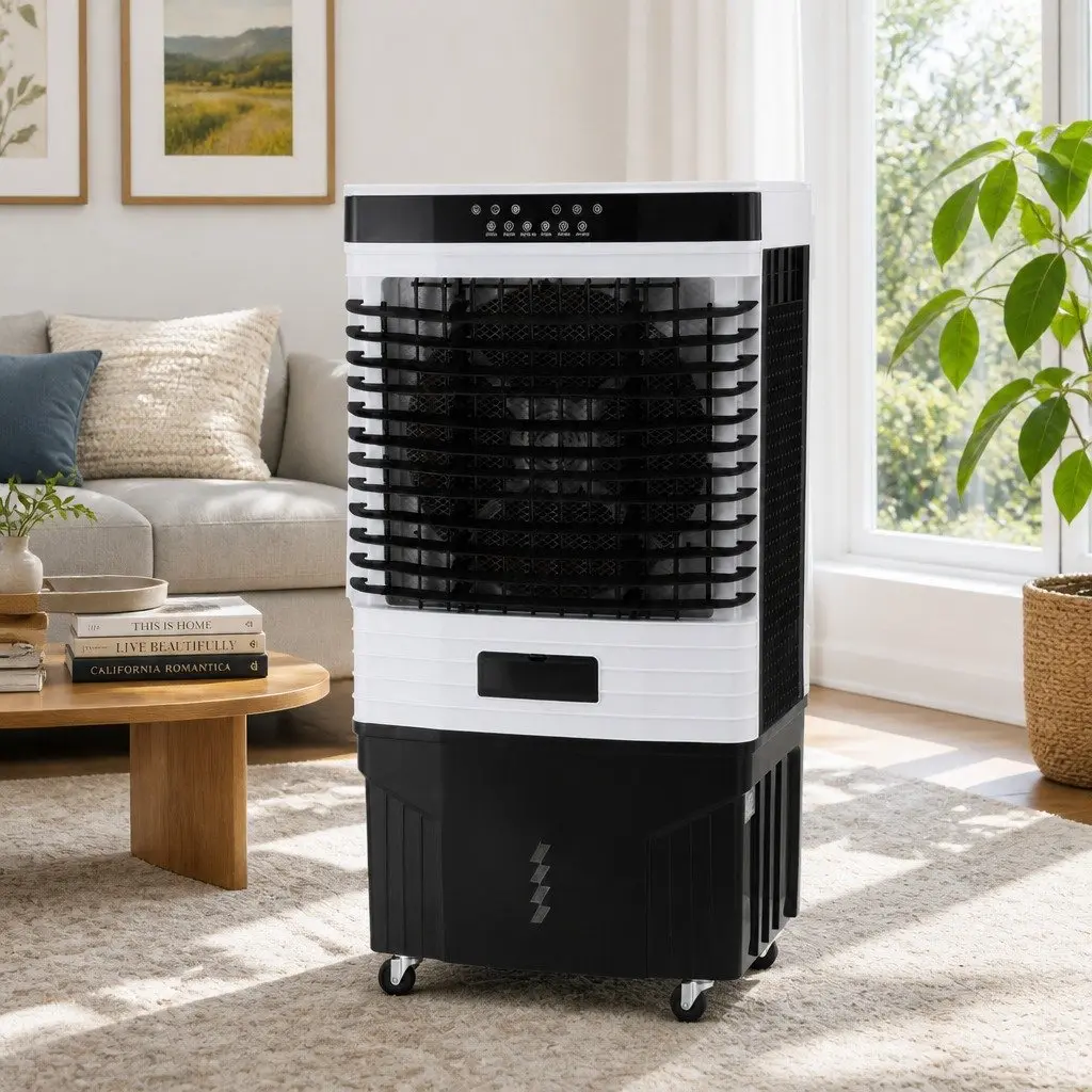 Evaporative Air Cooler 60L Portable Humidifier Purifier for Home Use with Remote Control
