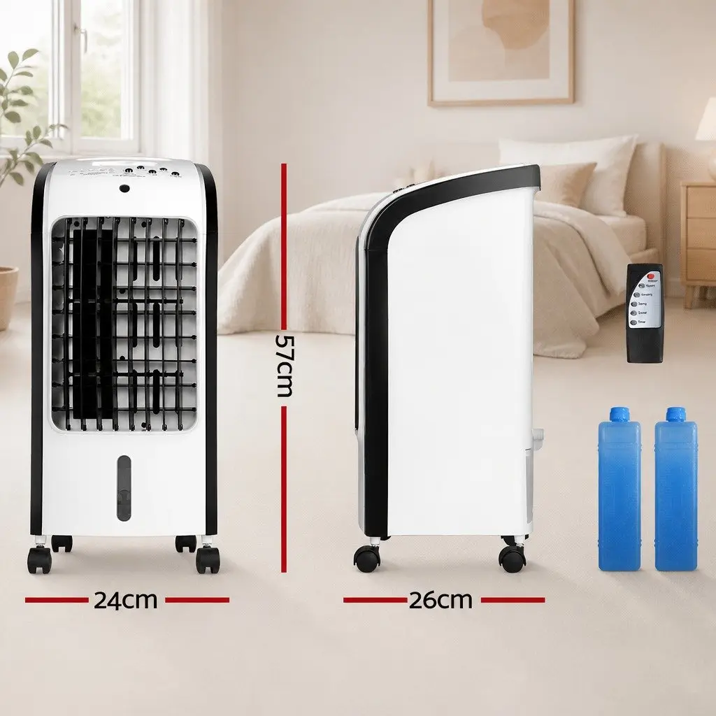 Evaporative Air Cooler Conditioner Portable 4L Tank for Home Use