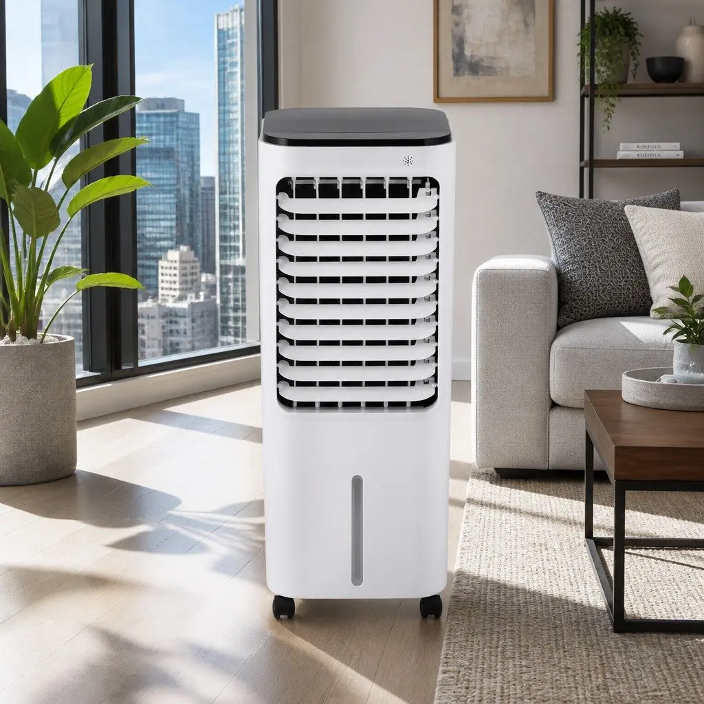 Evaporative Air Cooler for Home and Office 12L Water Tank Portable White