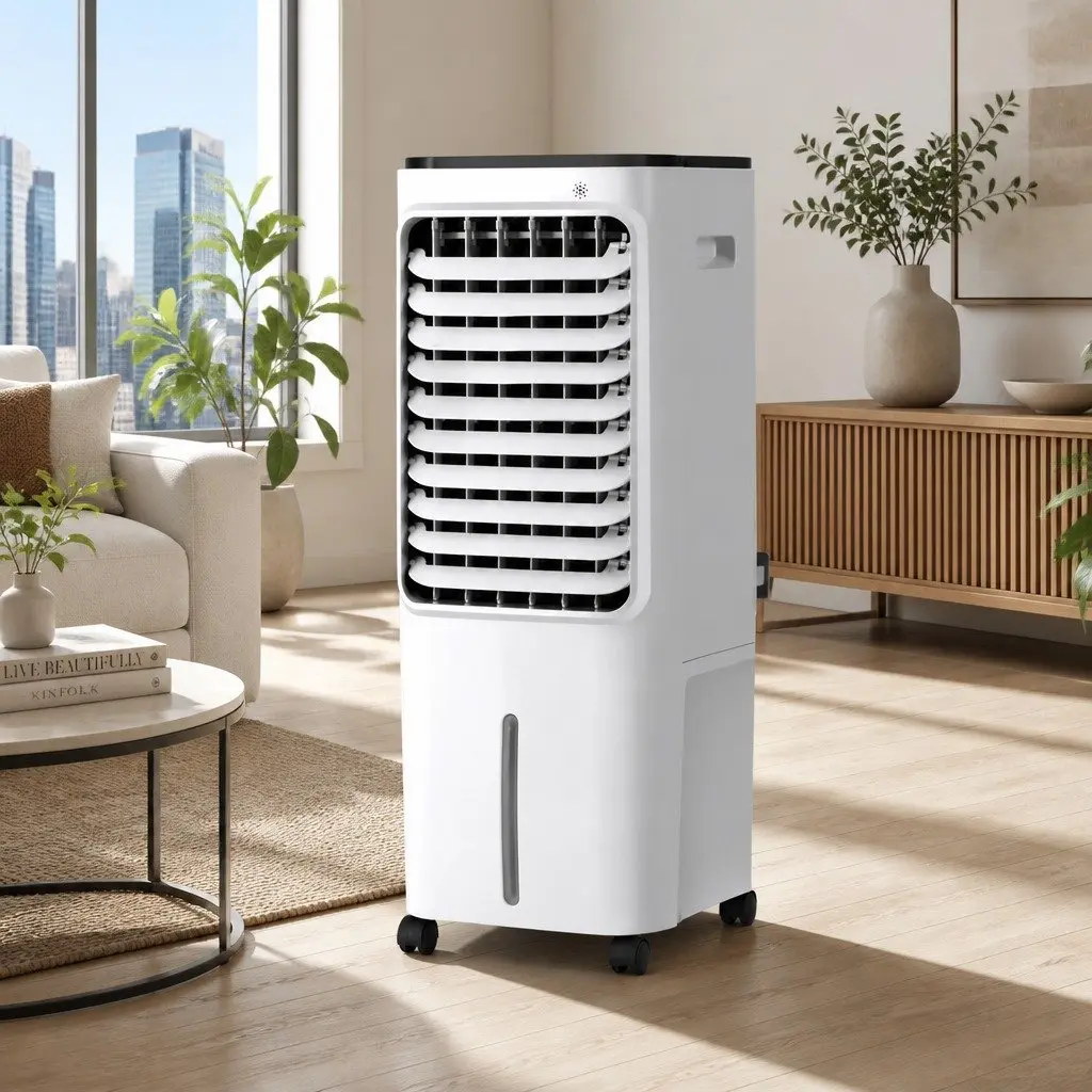 Evaporative Air Cooler for Home and Office 12L Water Tank Portable White