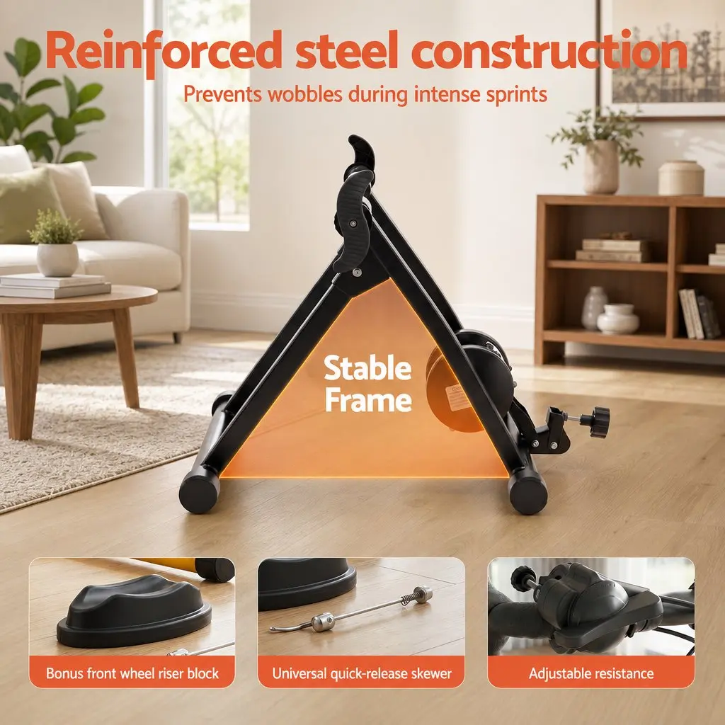 Foldable Indoor Bike Trainer Stand