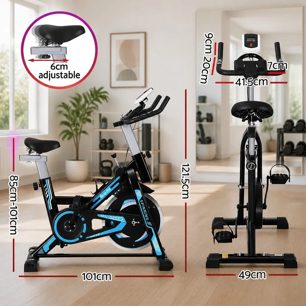 Exercise Bike Home Fitness 13KG Flywheel 150kg Capacity