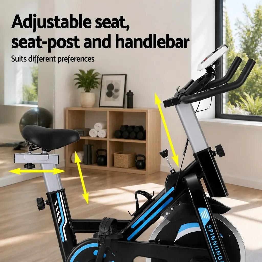 Exercise Bike Home Fitness 13KG Flywheel 150kg Capacity
