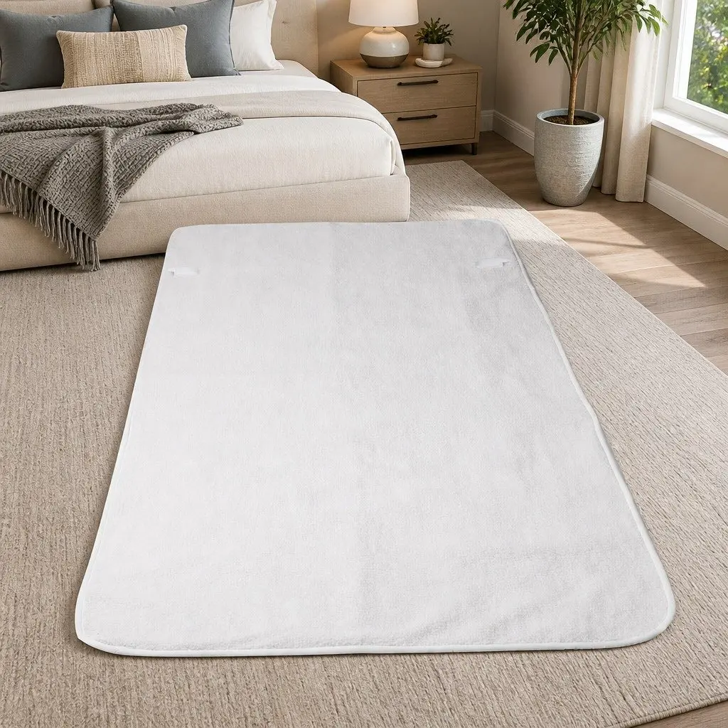 Queen Size Electric Blanket Fully Fitted Fleecy Fabric Heated Bedding 9