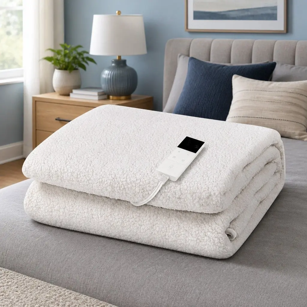 Single Bed Electric Blanket with Adjustable Heat Settings
