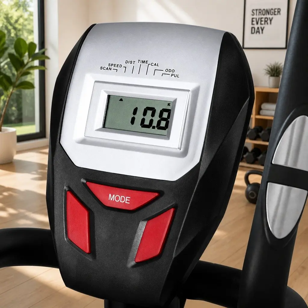 Elliptical Cross Trainer Exercise Bike Home Gym Fitness Machine LCD Display