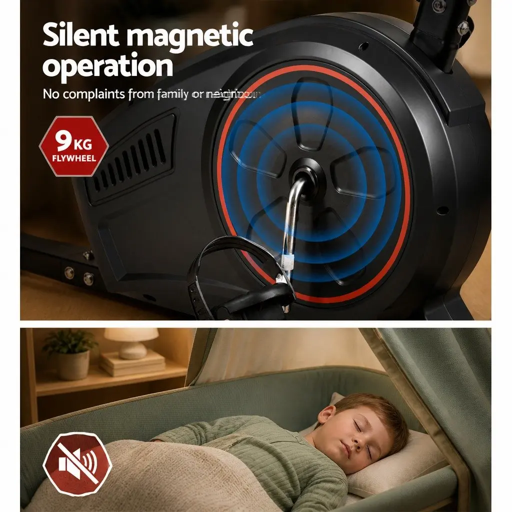 Recumbent Exercise Bike Magnetic Indoor Cycling Home Gym Cardio 8 Resistance