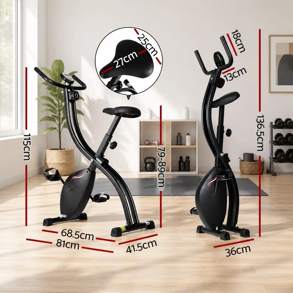 Folding Exercise Bike Indoor Cycling Compact Size