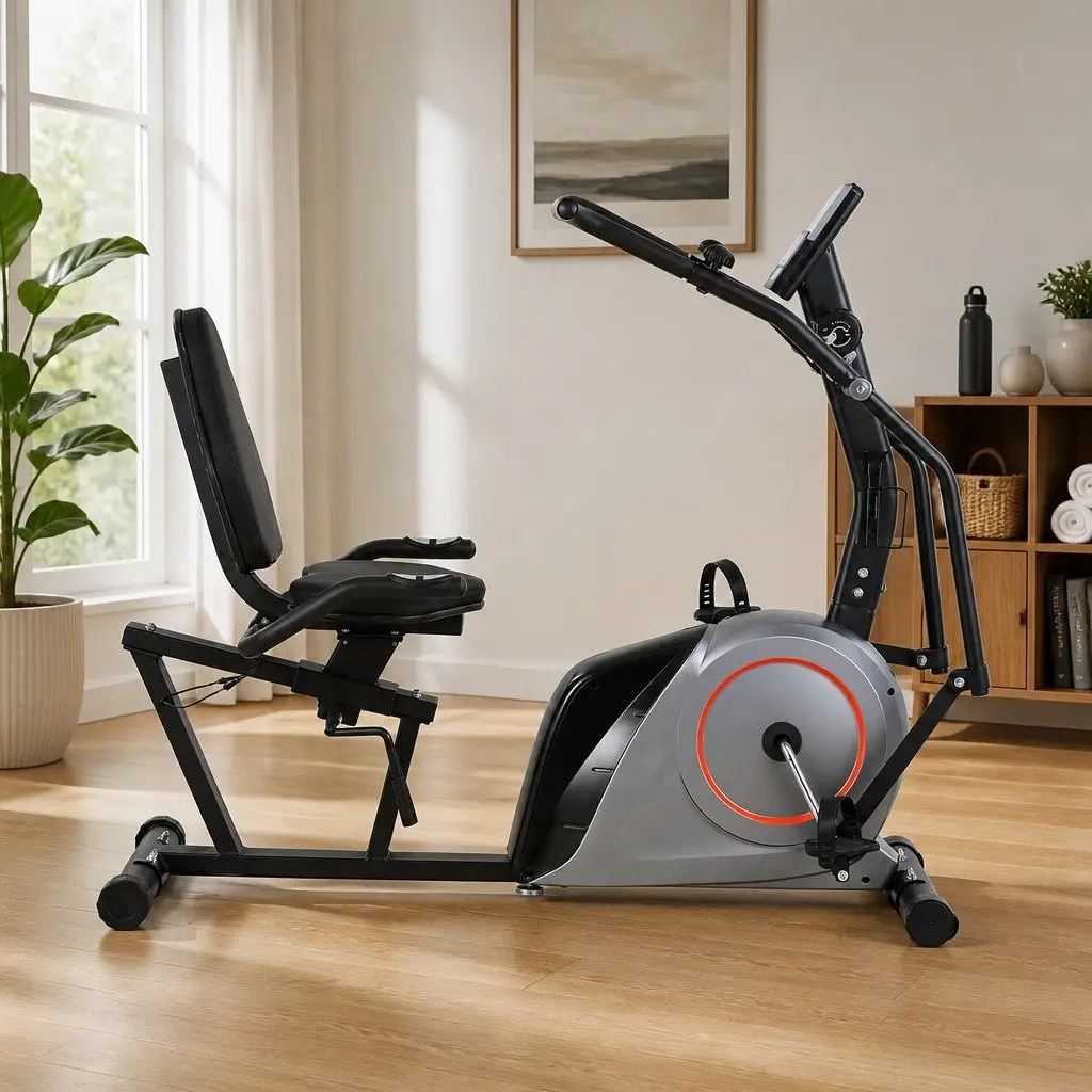 Recumbent Exercise Bike with Bluetooth