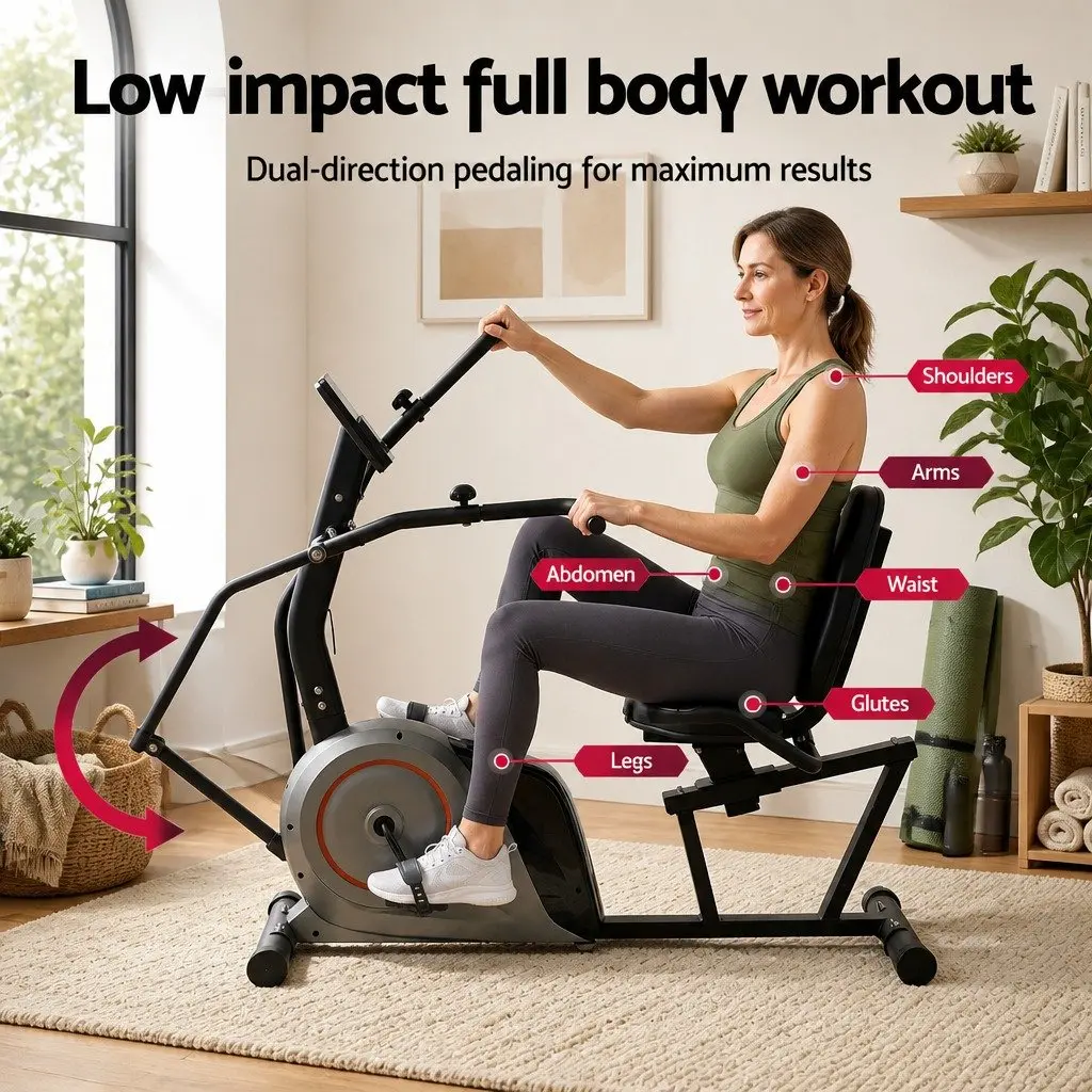Recumbent Exercise Bike with Bluetooth