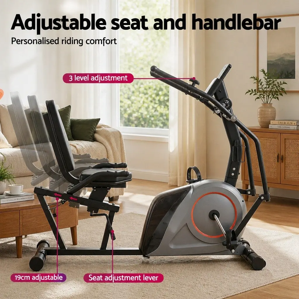 Recumbent Exercise Bike with Bluetooth