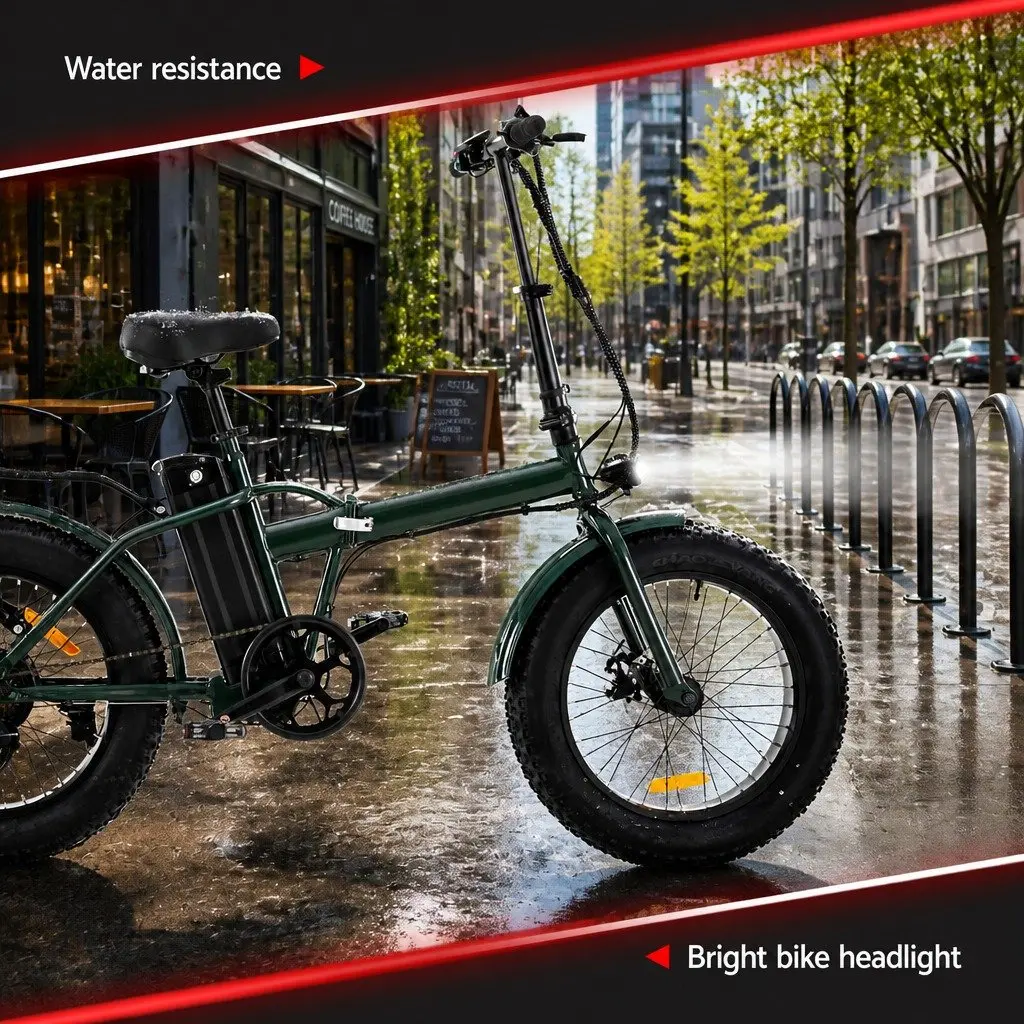 20 Inch Folding Electric Bike Urban Commuter eBike 250W Motor 36V Battery