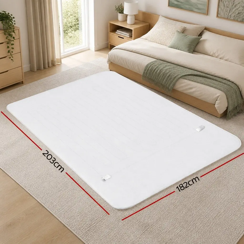 King Size Electric Blanket Bedding Polyester Warm Fitted
