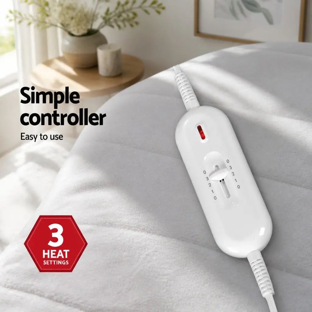 King Size Electric Blanket Bedding Polyester Warm Fitted