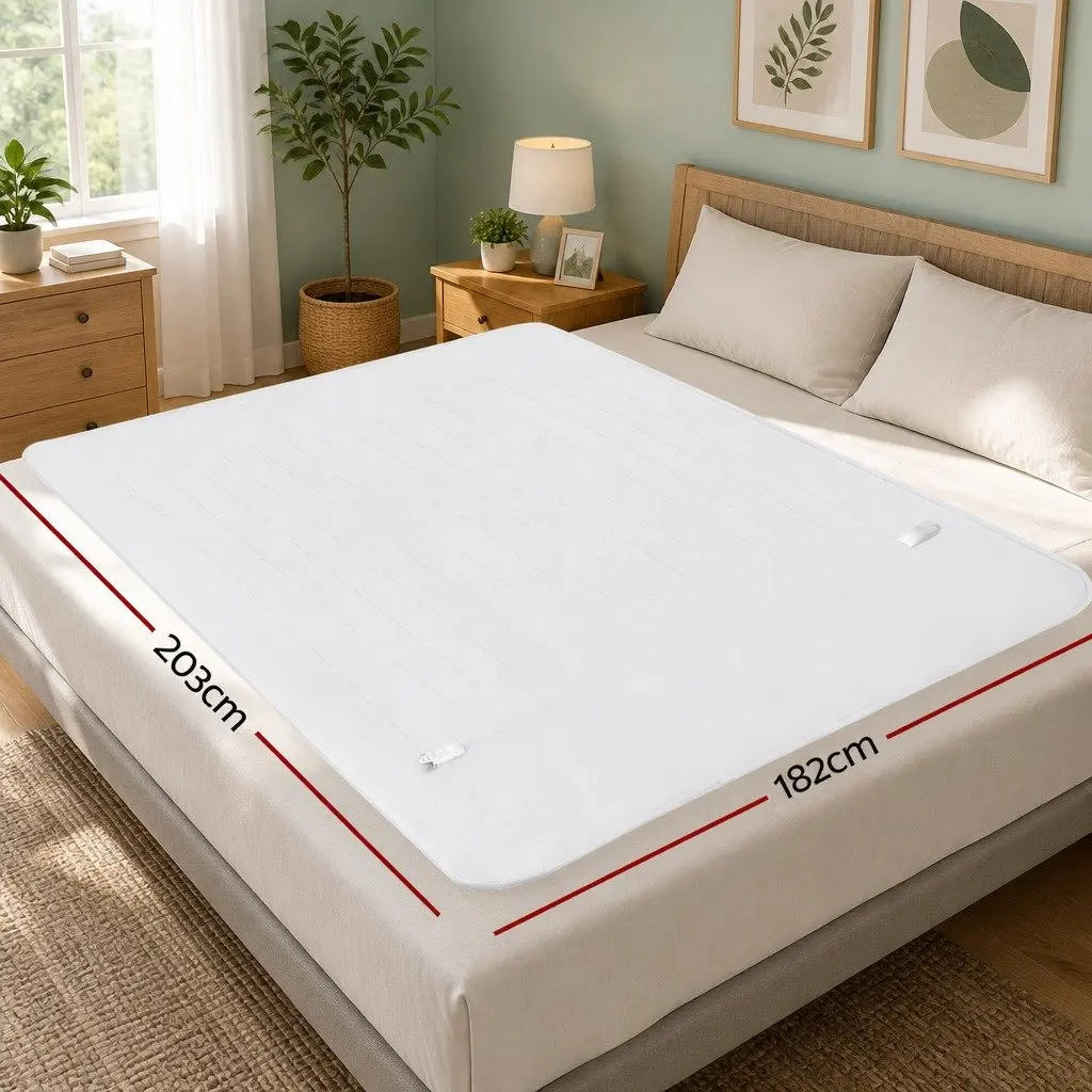 King Size Electric Blanket Bedding Polyester Warm Fitted