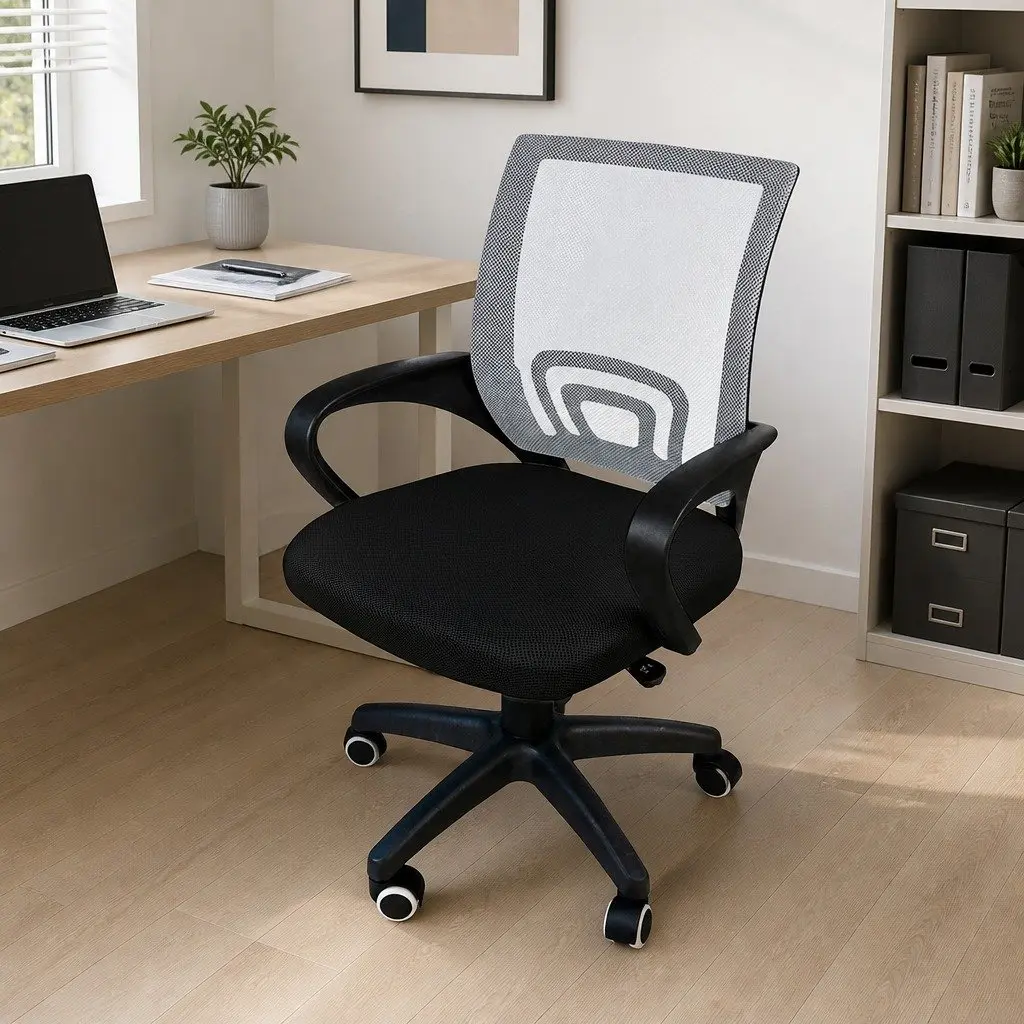 Ergonomic Office Chair for Computer Gaming Adjustable Height Mesh Back