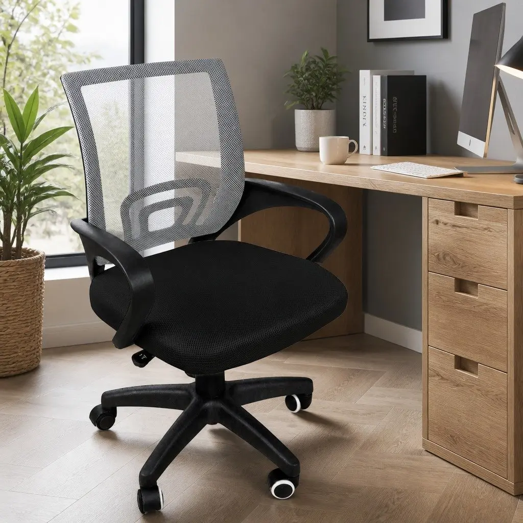 Ergonomic Office Chair for Computer Gaming Adjustable Height Mesh Back