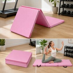 Specifications of the Pink Folding Gymnastics Mat 180x60cm